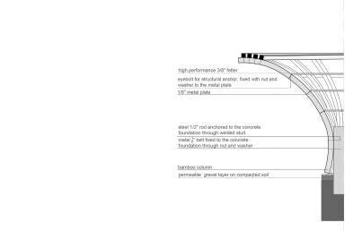 Bamboo Column Detail