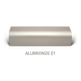 AluBronze anodized aluminum cladding in bronze tones