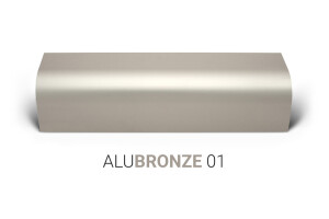 AluBronze anodized aluminum cladding in bronze tones