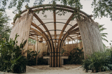 Bamboo Column Detail