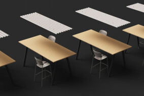 Mute Flow Floating Acoustic Panel