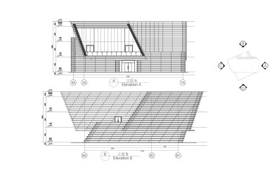 Spiritual Bay Pavilion Elevation Detail