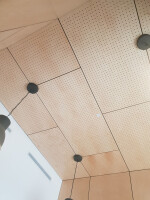 Maxi Perforated Panels in plywood timber and hardwood veneers