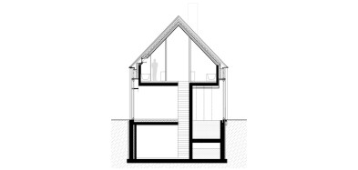 Residence DBB section drawing