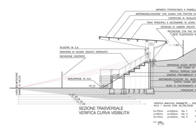 Grand stand section