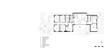 Northcote Residence floor plan