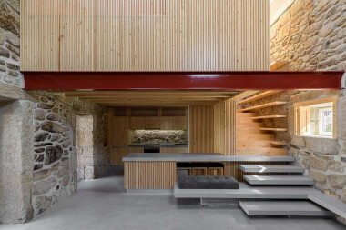 Rural house in Portugal transformed into contemporary loft-like space