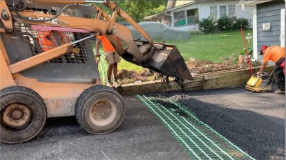 Asphalt Heated Driveway Installation