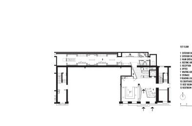 Read & Rest Hotel floor plan