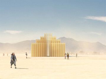 Mausoleum of Revelations. Burning Man installation