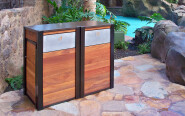 Oahu Modern Modular Trash and Recycling Receptacles