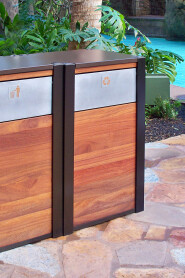 Oahu Modern Modular Trash and Recycling Receptacles