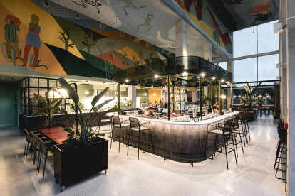 Concordia Design Wrocław - bar and  terrace