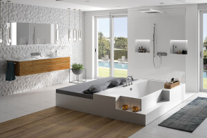 Bathroom solutions made of solid surface