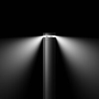 LED bollards - Light emission 180° or 360°