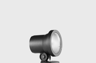 LED compact floodlights with mounting box