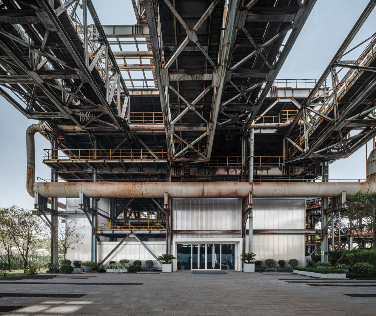 Kokaistudios transform a disused steel production site into a mixed-use eco-industrial park