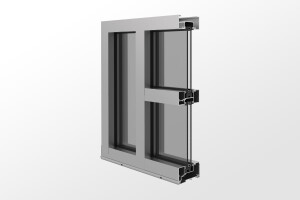 YES 45 FI Center Set Storefront System with Insulating Glass