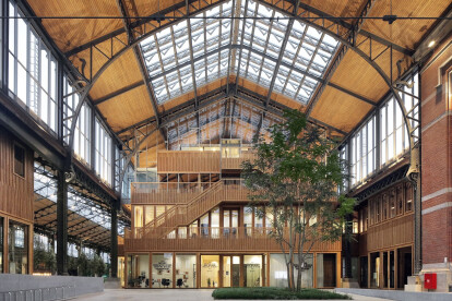 Monumental Gare Maritime in Brussels is restored and reimagined