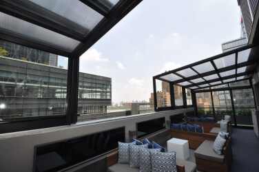Above 6 at 6 Columbus Hotel Rooftop Retractable Roof