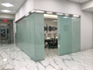 LC Privacy Glass: Conference Room - Private, door slid open