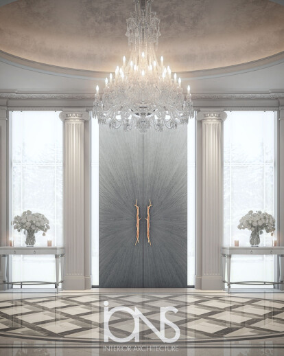 Foyer in New classic Interior Designing Style