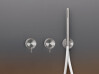 MIL43 - Wall mounted 2 mixers set for bathtub/shower with cylindrical hand shower Ø 18 mm