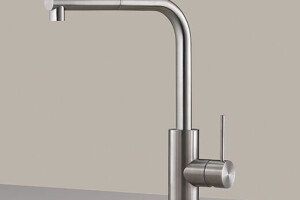 MIL205 - Deck mounted mixer with swivelling spout and pull-out hand shower