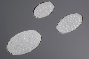 FRE129 - Built-in shower head set with transparent silicone nozzles