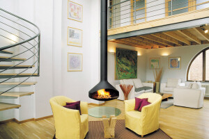 Ergofocus Indoor Suspended Fireplace