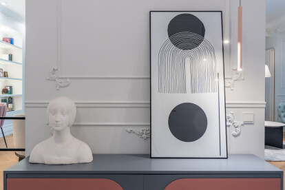 Hallway with The Wall sideboard