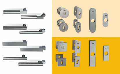 MHB Stainless steel door handles & escutcheons