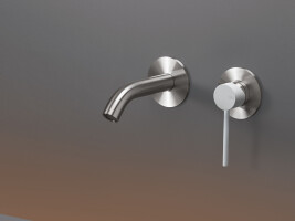 GAS04 - Wall mounted mixer with spout L. max. 125 mm