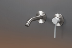 GAS04 - Wall mounted mixer with spout L. max. 125 mm