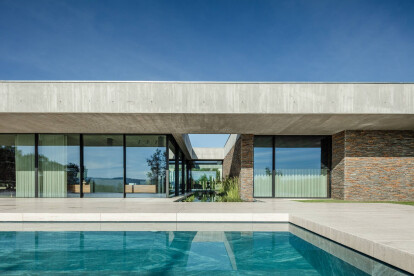 Native vegetation plays a key role in the design of Cork Trees House