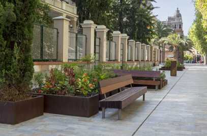 Pedestrianisation of Avenue in Murcia, Spain