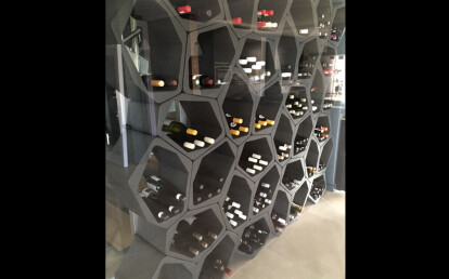 BUILD modular wine reck shelving