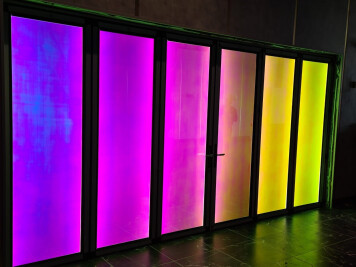 LED Illuminated Bi-Fold Doors