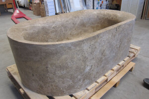 Marble Black Tub