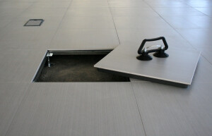 Raised access floor Gamaflor Full Steel finished Porcelain