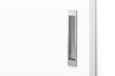 Asta Door Pull in Brushed Stainless