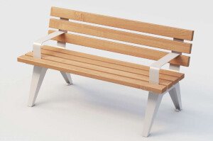 Outdoor bench Aria wood