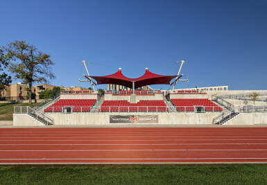 Maryville University Soccer Grandstand and Field