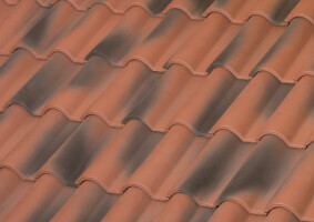 TB-12 CERAMIC ROOF TILE | NATURE AGED RED