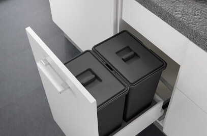 Waste bin systems and Pull-out units