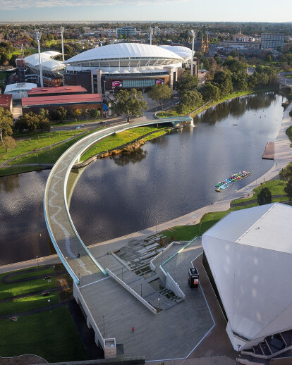 Riverbank Pedestrian Bridge, Adelaide