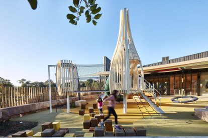 Architectural pod play space