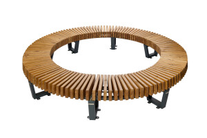 Curved bench Boston NEW