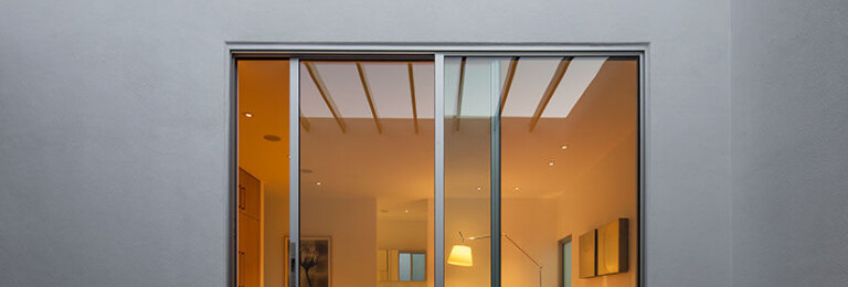 The architects liked the visual punch and economical price of Western Window Systems’ sliding glass doors.