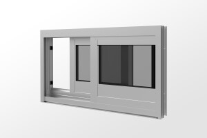 YSW 400T Thermally Broken Sliding Window with Monolithic or Insulating Glass